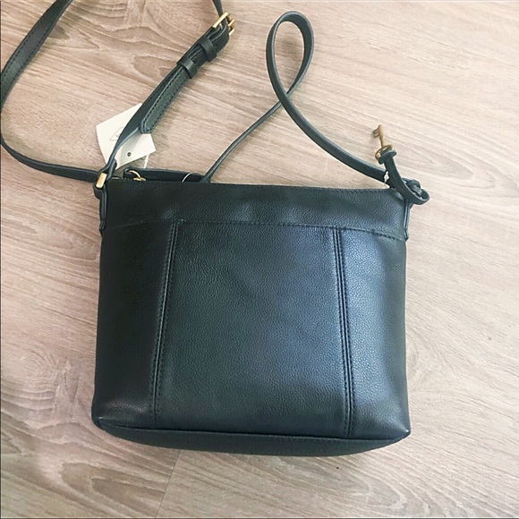 NWT Black Fossil long crossbody purse - Picture 9 of 9